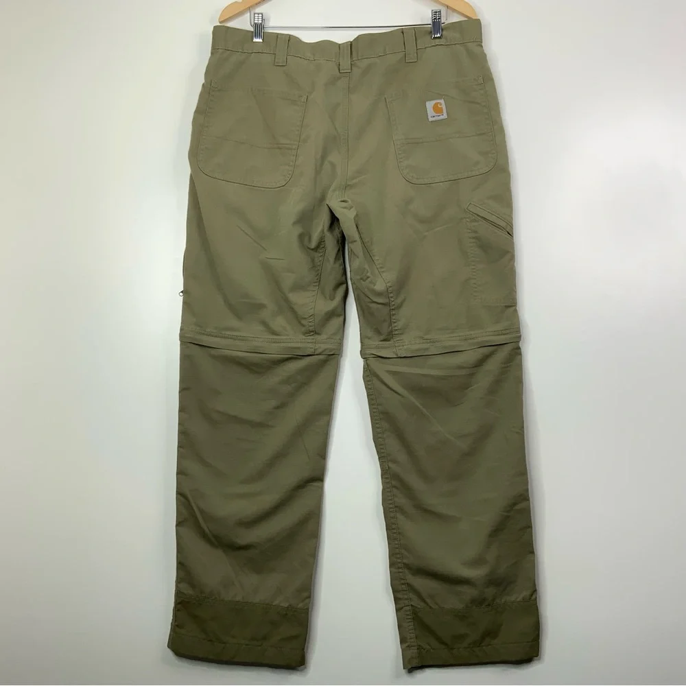 Carhartt Men’s Relaxed Fit Force Extremes Work Pants. Size 38 x 32. Light green. - Picture 2 of 9